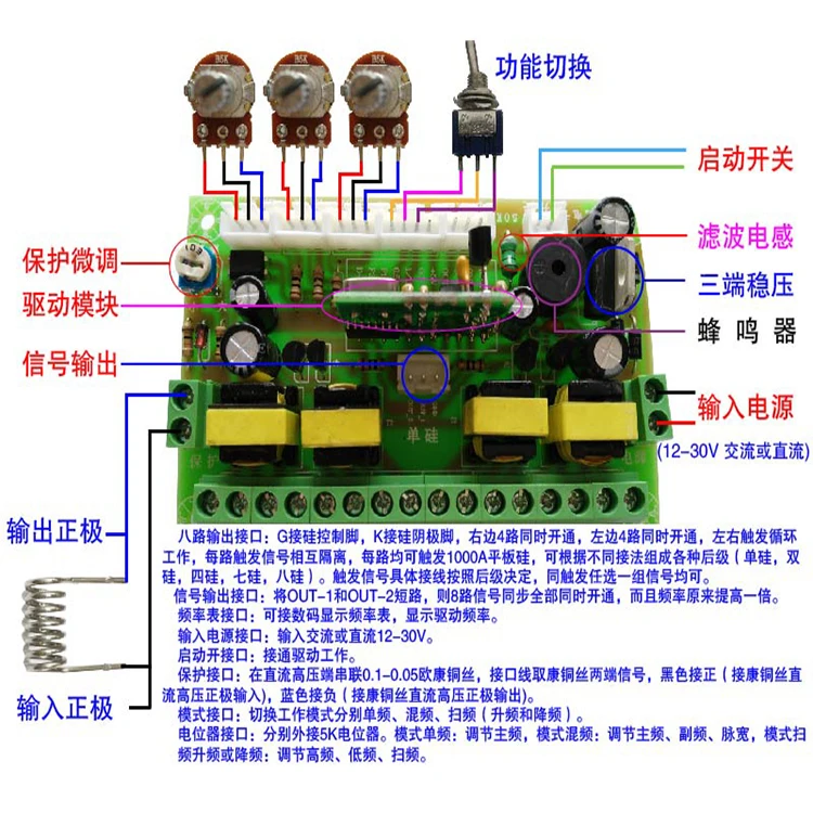 

Single ,2,4,7,8 Silicon Eight Silicon Single Frequency Mixing Frequency Sweep Frequency Rang Generator Driver Board