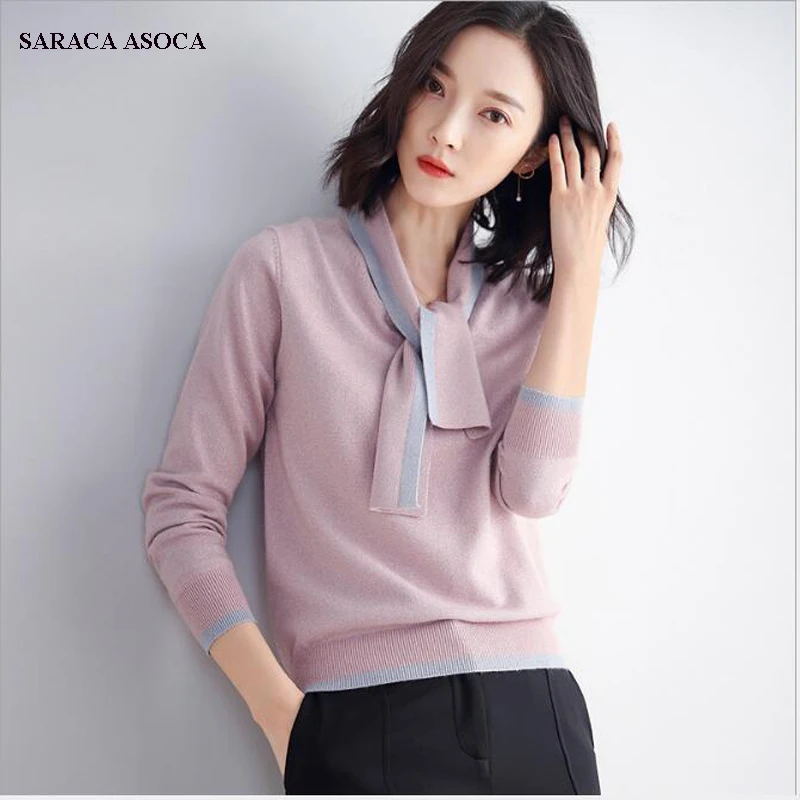 

Spring Autumn Office Lady Loose Knitting Pullovers Sweater Women Plus Size Slim Knitted Overcoat Sweater Girl