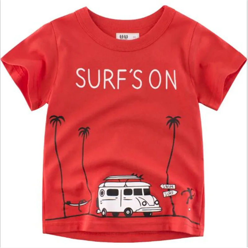 

Summer Children Clothing Baby Boy T Shirt Cotton Short Sleeve T-shirt Kids Casual T-shirt 2-10Y