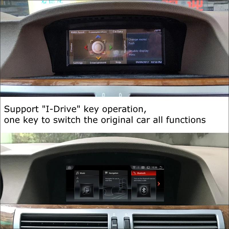 Perfect YESSUN For BMW 7 E65 E66 2001~2008 Car Android Carplay original style GPS Navi map Navigation Player Media Hi-Fi Wifi No DVD 4