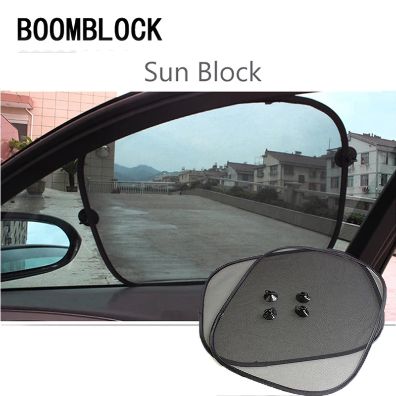 BOOMBLOCK Car Window Windshield Sun Shade Visor Covers Net For
