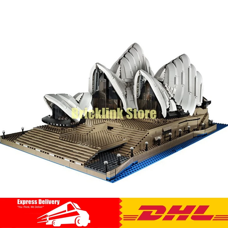 

LEPIN 17003 2989Pcs City Sydney Opera House Model Building Kits Blocks Bricks Compatible Toys Gift Compatible Legoinglys 10234