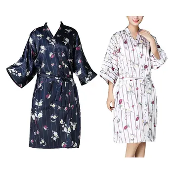 

Spa Guest Robe Salon Beauty Robe Barbershop Haircut Kimono Hairdressing Cape Smock Cape Dress on Hair Dye Shampoo Makeup Tool