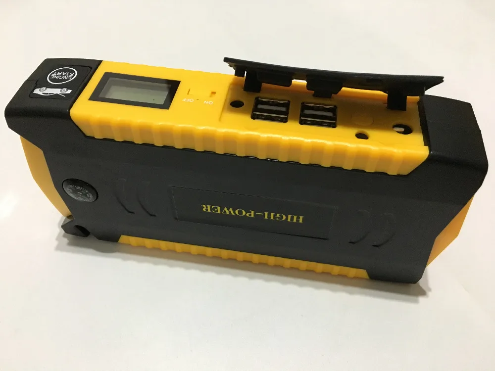Newest Portable 16000mah Car Jump Starter Power Bank Emergency Auto Battery Booster Vehicle Starter 12V with High Quality