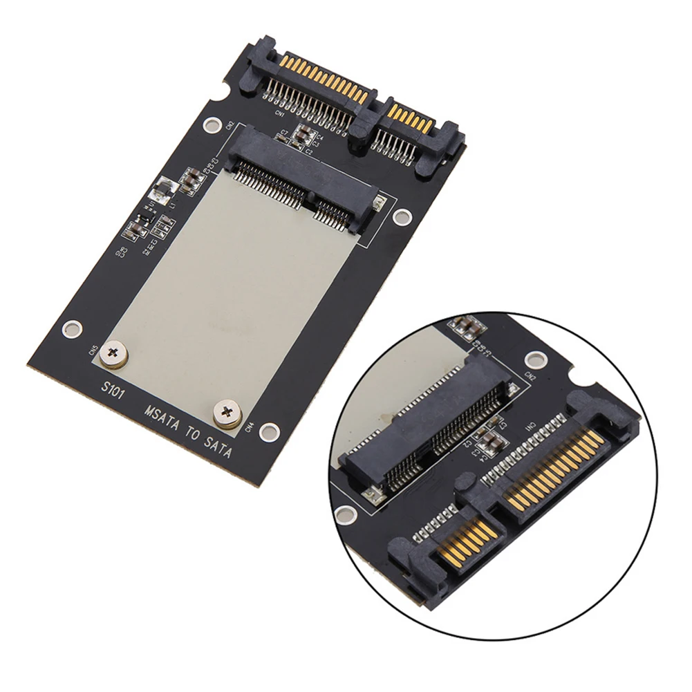 mSATA SSD to 2 5Inch SATA III Adapter Card Hard Disk Converter Module Board 2