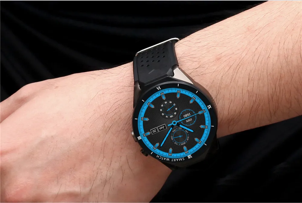 ASKMEER KW88 Pro умные часы Android 7,0 Smartwatch телефон MTK6580 1 ГБ 16 ГБ 3G Wifi gps Bluetooth умные часы 2.0MP Wirstbands