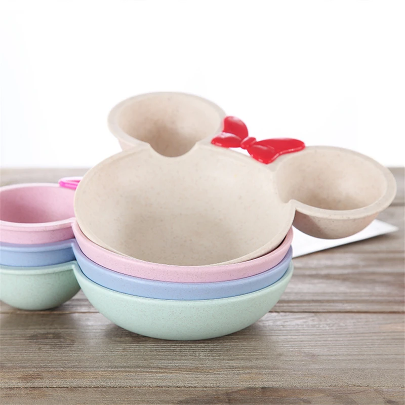 3Pcs/Set Baby Food Storage Bamboo Tableware Solid Cute Dishes Baby Kids Plate Bowl Eco-friendly Children Training Dinnerware Set 3Pcs/Set Baby Food Storage Bamboo Tableware Solid Cute Dishes Baby Kids Plate Bowl Eco-friendly Children Training Dinnerware Set