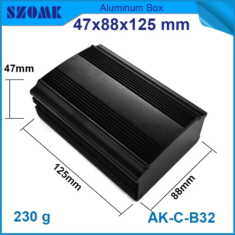 

1 piece free shipping aluminium enclosures aluminium box enclosure box electronic project custom aluminum enclosure 47x88x125 mm