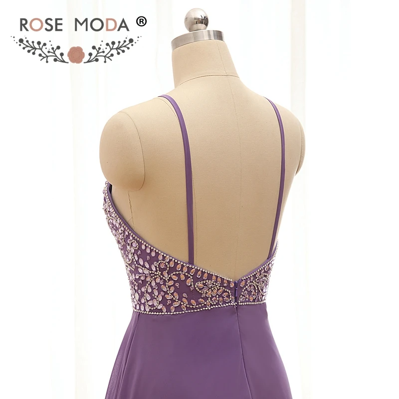 purple prom dressf