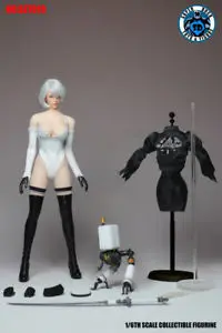 

Super Duck 1/6 NieR:Automata 2B Clothes Suit Set SET019 Phicen 10D Body IN Stock