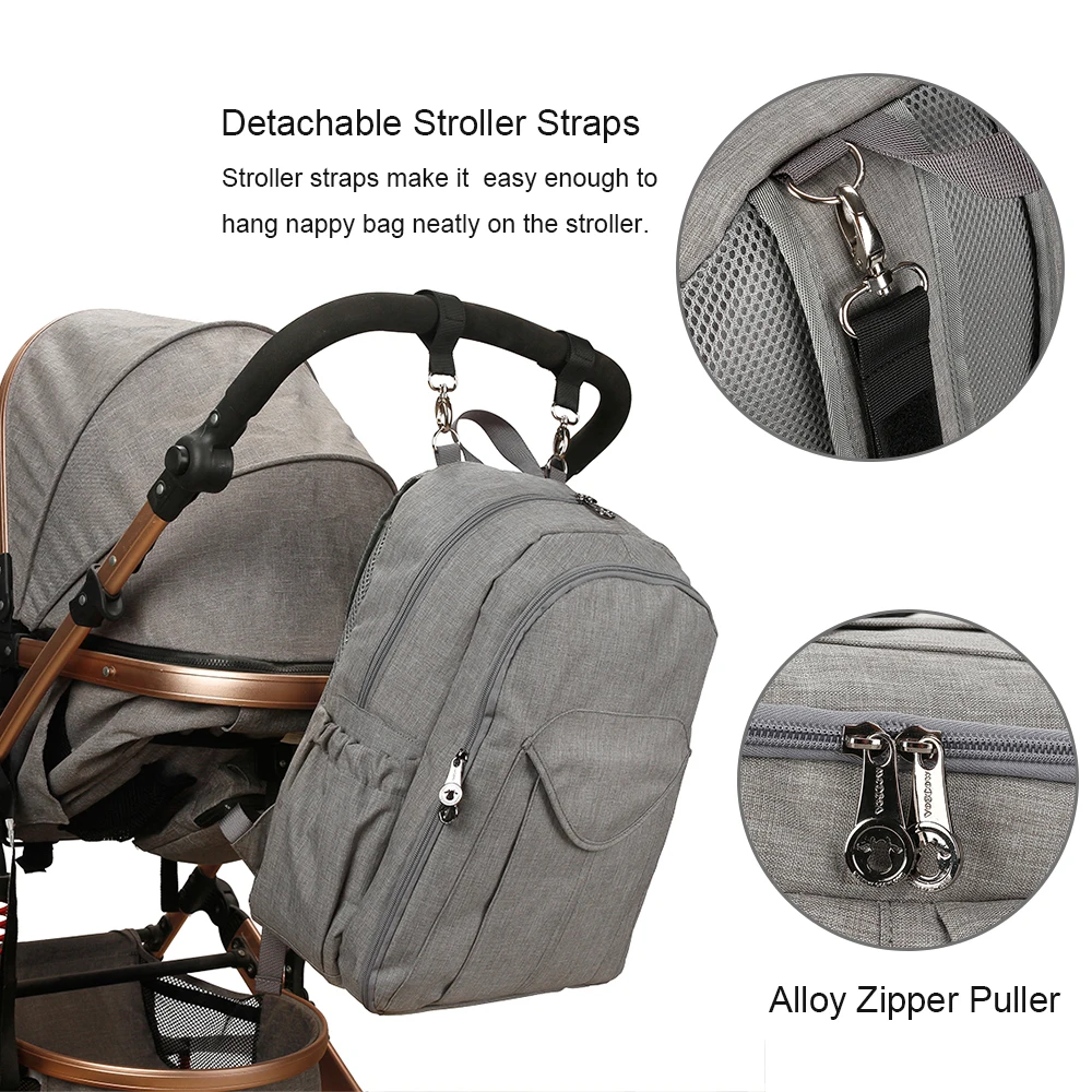 Alameda новые пеленки рюкзак для мам Сумка для беременных детские подгузники мешок для прогулочной детской коляски уход за ребенком пеленка коляска ремни