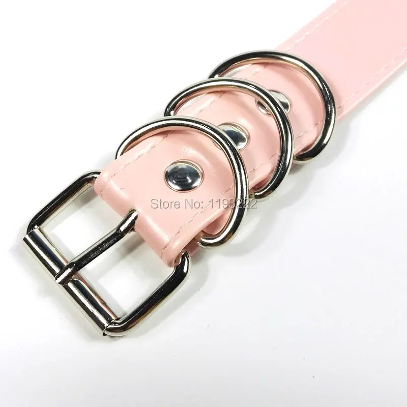 Чокер ручной работы с надписью Pink пастельно розовый Выбор имени слово воротник 35