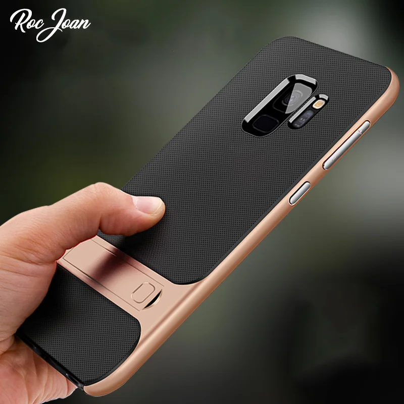 

Stand Case For Samsung Galaxy Note 9 8 S8 S9 Plus S10 Lite S10 5G S10E Color Hard PC Frame Plaid Soft TPU Cover In Fitted Case