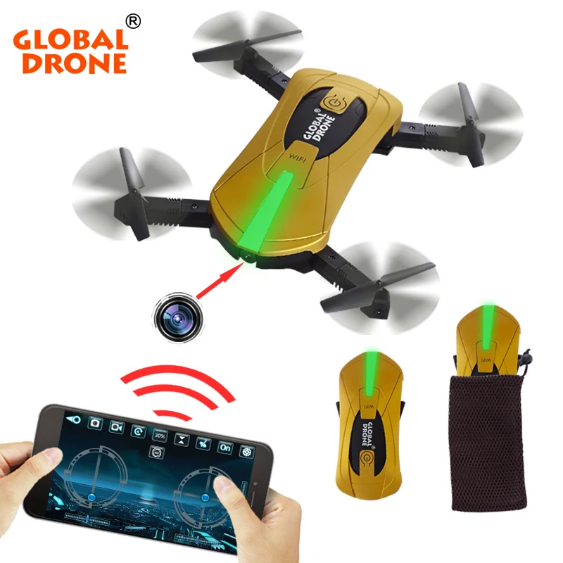 Global-Drone-GW018-Selfie-Drone-Fold-portable-Mini-Pocket-Drone-720P-Camera-Quadcopter-Rc-Helicopter-Toy