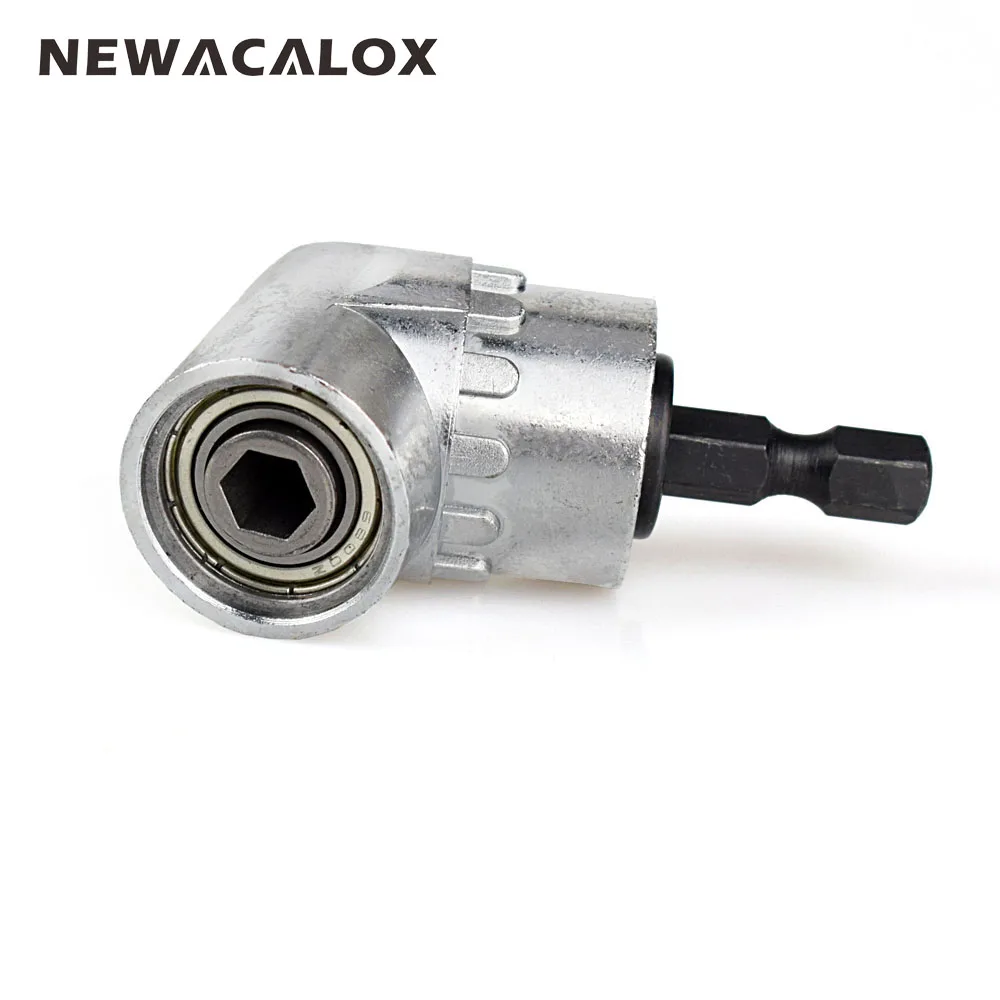 NEWACALOX 1/4 дюймов 105 градусов Регулируемый шестигранный угол отвертка крепление