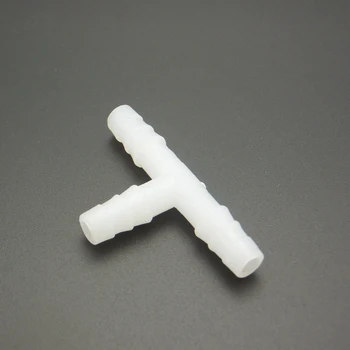

5PCS 16mm OD Hose Barb Tee Plastic Barbed Tube Pipe Fitting Coupling Adapter Aquarium Garden Micro Irrigation Water Connector