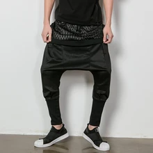 Новинка года мужская одежда gd личности штаны шаровары мужской юбка-брюки певица костюмы