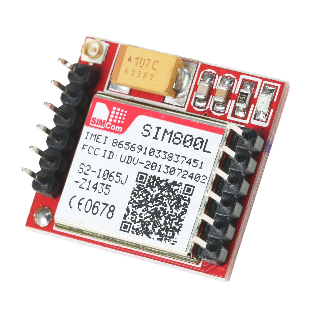 Smallest SIM800L GPRS GSM Module MicroSIM Card Core BOard Quad-band TTL Port TO