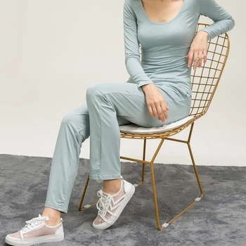 

Autumn and Winter Models Women Modal Knit Cotton Elastic Waist Pajamas Large Size Home Pants Can Be Worn Casual Pants Pajama