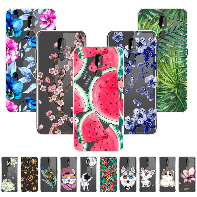 

Case For Nokia 3.2 Cover Cute Cartoon Transparent Printing Soft TPU Back Capas For Nokia 3.2 Case Coque For Nokia3.2 2019 Cases