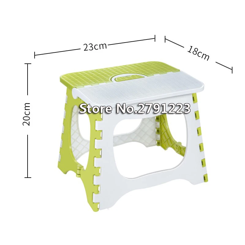 Модный толстый пластиковый складной маленький табурет, портативный складной стул, мини детское сиденье для взрослых, домашняя маленькая скамейка