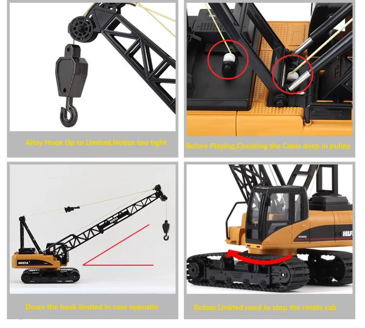 Радиоуправляемый башенный кран 16CH 2,4G с дистанционным управлением подъемная конструкция гусеничного экскаватора модель электронного инженерного хобби игрушки