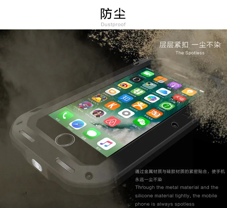 Чехол Love Mei для iPhone 6 6S 7 8 плюс металлическая крышка Броня противоударный CaseAluminum Водонепроницаемый крышка для iPhone Xs Макс 5 5S se