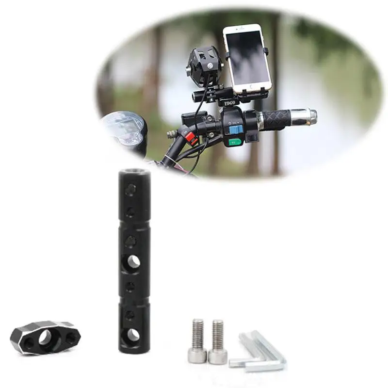 

Universal Motorcycle Rear Mirror Install Seat Handlebar Conversion Lever 8mm 10mm For Flashlight GPS Phone
