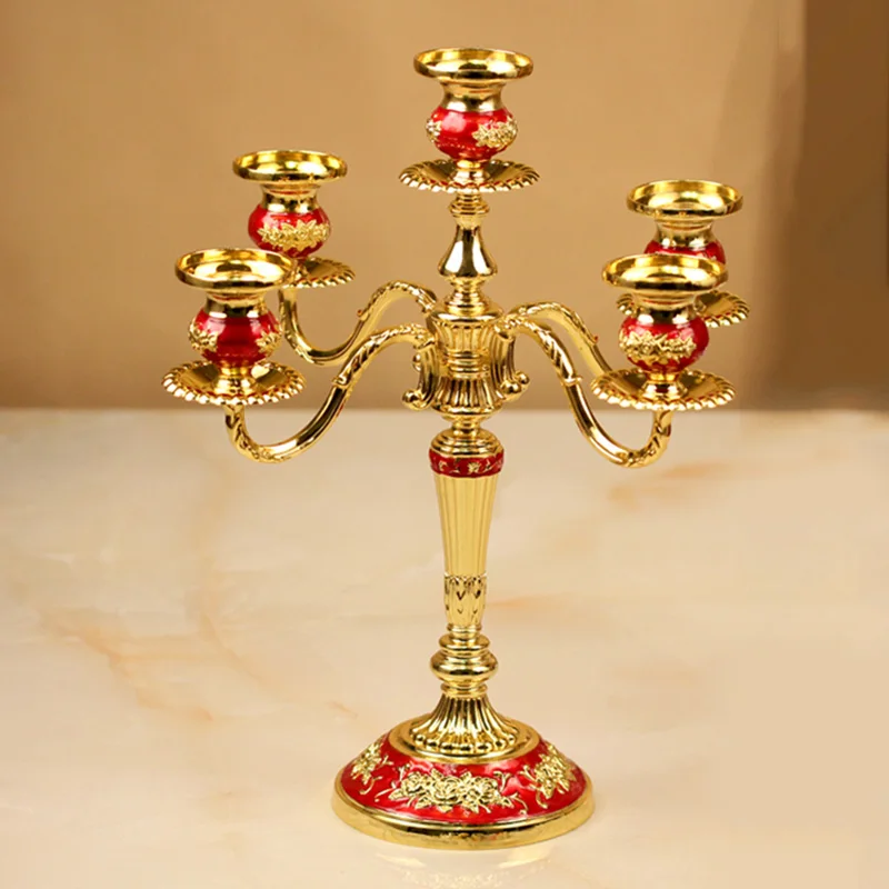 Hot Selling Mental Candle Holder Decorative Candle Stand Wedding Event