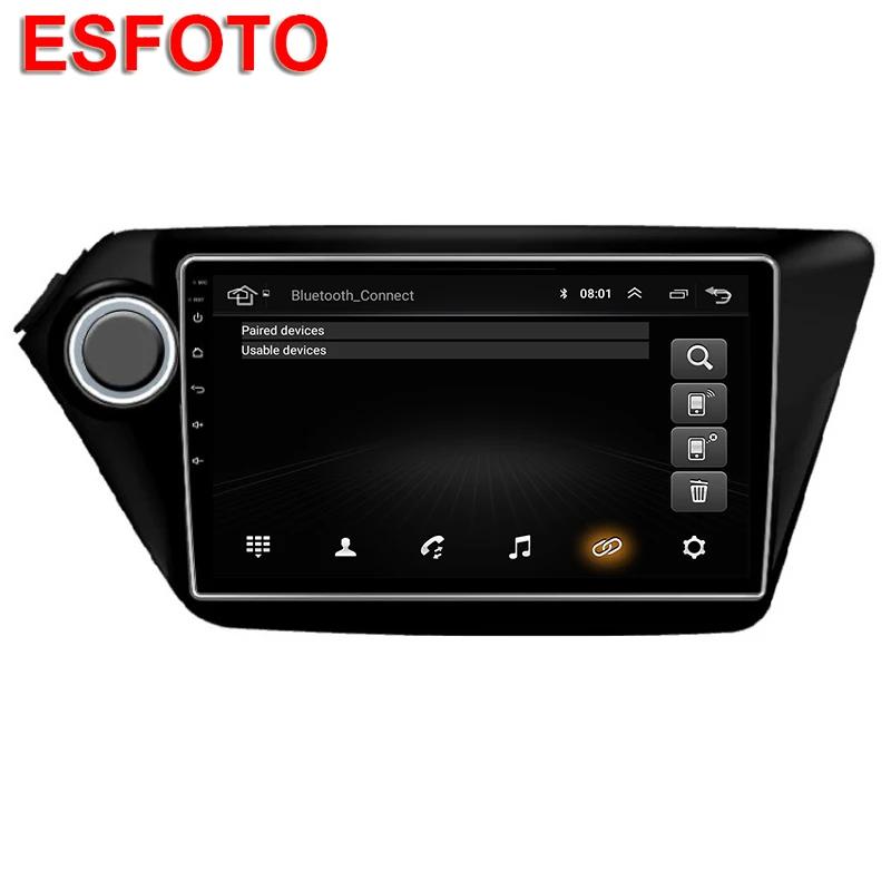 Top 2 Din Car Dvd Multimedia Player for Kia K2 Rio 2010 2011 2012 2013 2014 2015 2016 2017 Gps Navigation Headunit Car Radio BT Wifi 4