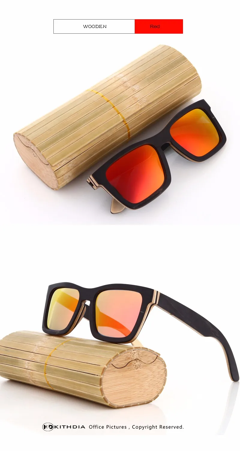 EZREAL, брендовые дизайнерские бамбуковые солнцезащитные очки, поляризационные, деревянные, для женщин, мужчин, винтажные очки, Ретро стиль, gafas oculos de sol madeira