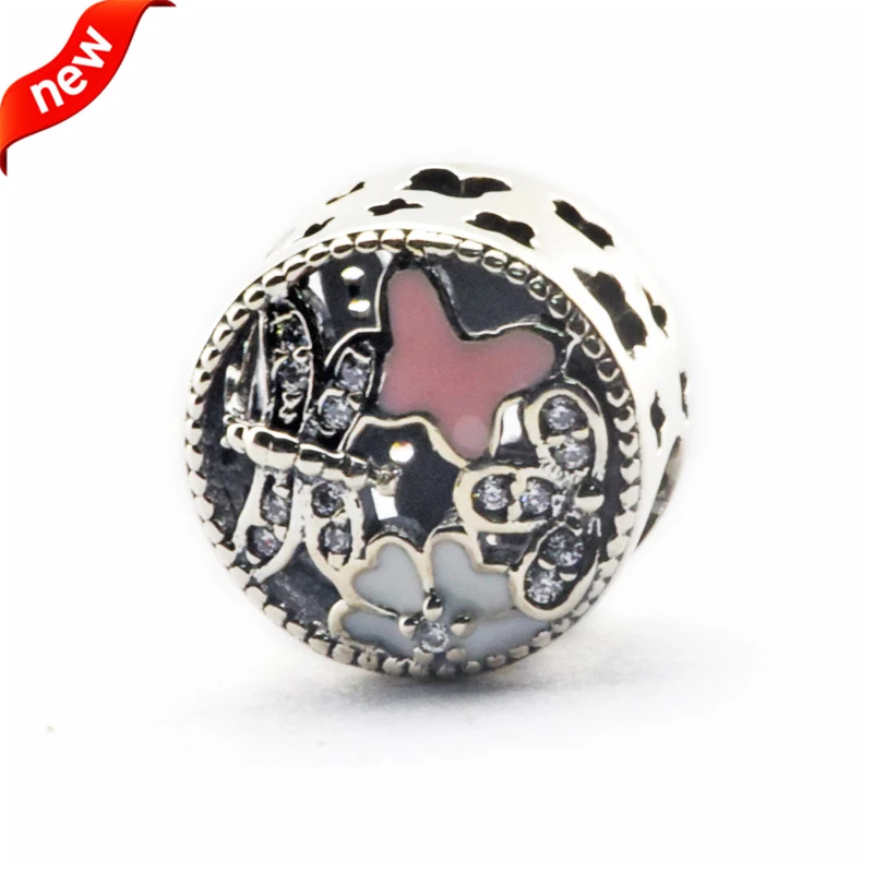 

Fits Brand Bracelet Silver 925 Jewelry Springtime Silver Charm Beads for Jewelry Making DIY Charms Bracelet Jewelry FL356