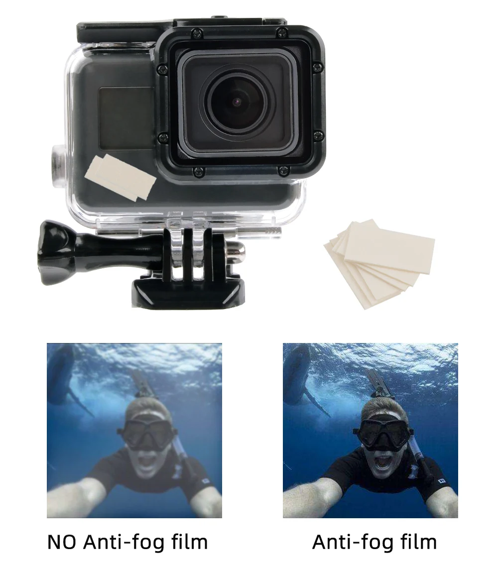 Подводный водонепроницаемый чехол для GoPro Hero 8 7 6 5 Black Go Pro Hero 7 камера дайвинг корпус крепление для GoPro аксессуар