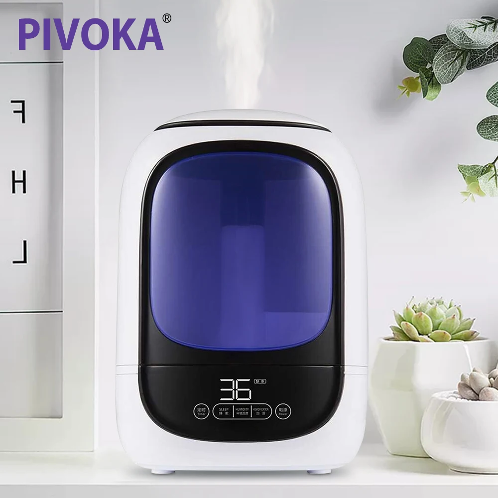 

PIVOKA 5L Intelligent Timing Air Humidifier Large Capacity Water Tank Essential Oil Aromatherapy Touch Switch One-button Sleep