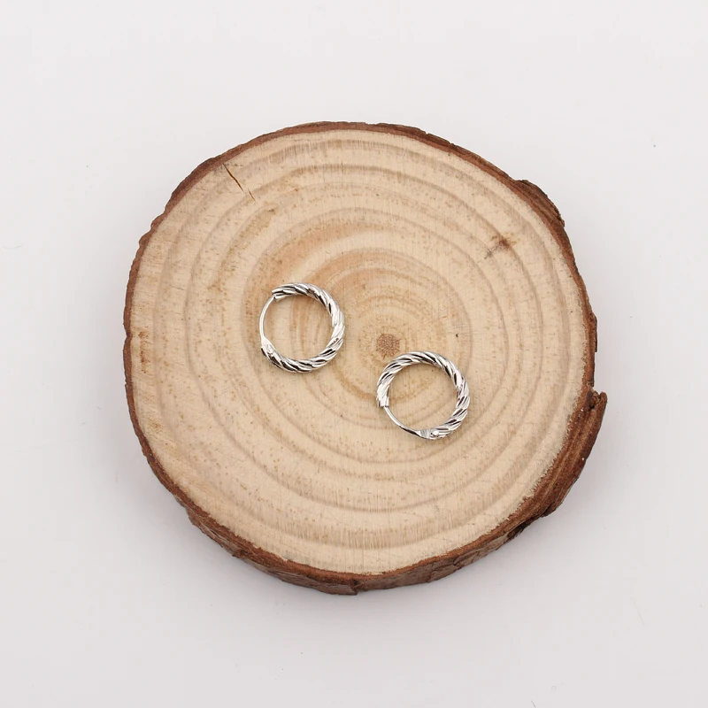 Dayoff, классические маленькие круглые серебряные серьги-кольца, панк, цветные круглые серьги, Женские Ювелирные изделия, этнические Винтажные серьги, серьги E46