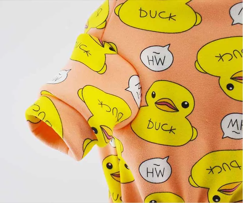 Cute Printed Pet Clothes Small Dog Jumpsuit Rompers Puppy Pet Hoodie Coat for Dogs Cats Super Soft and Warm Chihuahua Costume Dog Apparel XS S M L XL9