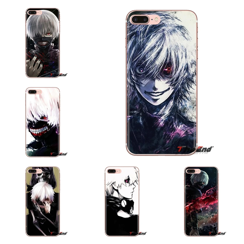 Прозрачные мягкие чехлы для Samsung Galaxy J1 J2 J3 J4 J5 J6 J7 J8 Plus 2018 Prime 2015 2016 2017 Tokyo Ghoul Kaneki |
