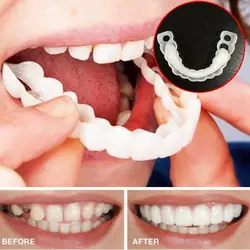 Новый уход за протезами Ложные зубные зубы для верхних зубов отбеливание зубов оснастки на улыбке Универсальный Размер удобный
