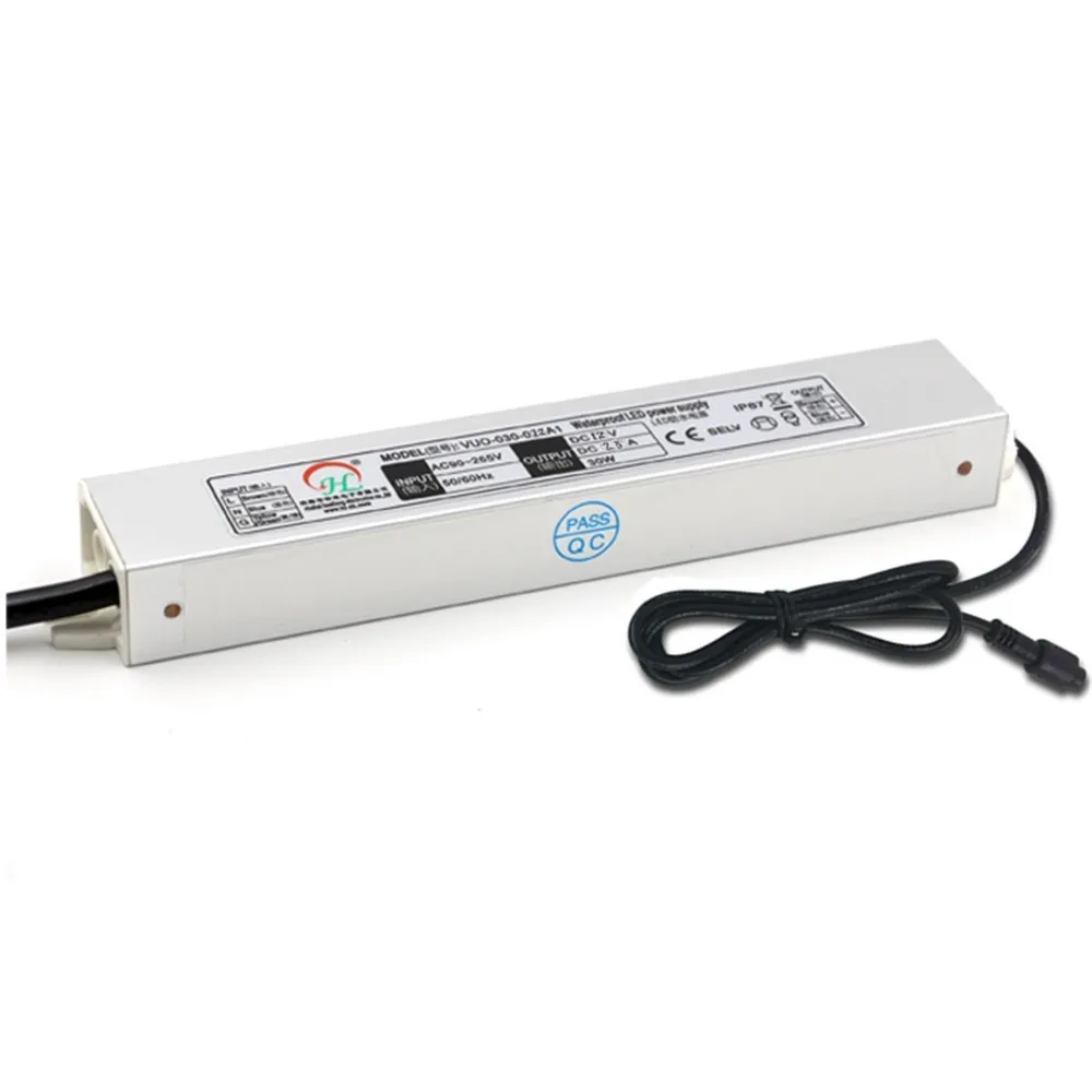 

30W Constant Voltage Power Supply LED Driver DC12V CE RoHS Waterproof IP67
