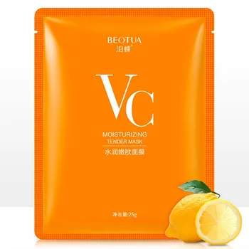 

Vitamin C Essence Facial Mask Skin Care Face Mask Whitening Hydrating Moisturizing Mask korean Tender skin and soft skin