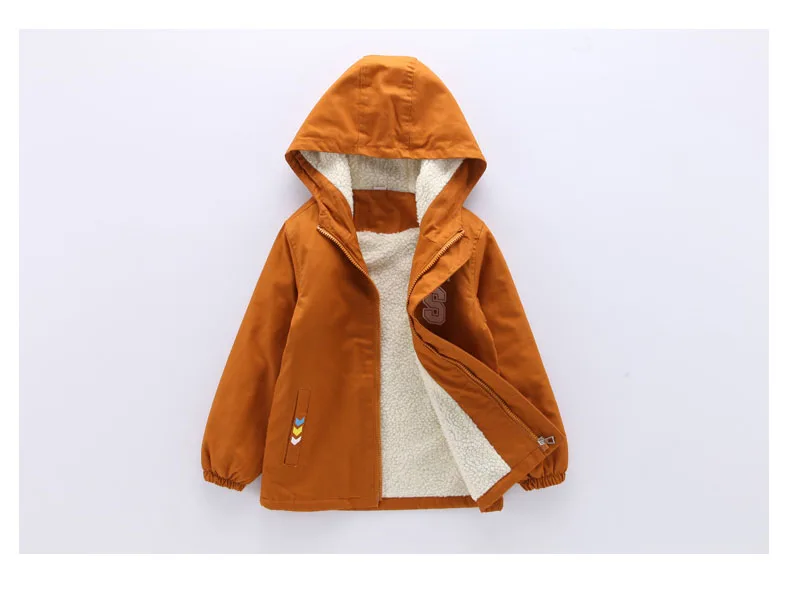 FYH/осенне-зимняя одежда для детей; плотные теплые куртки для мальчиков; пальто с капюшоном для школьников; зимняя хлопковая куртка для больших мальчиков