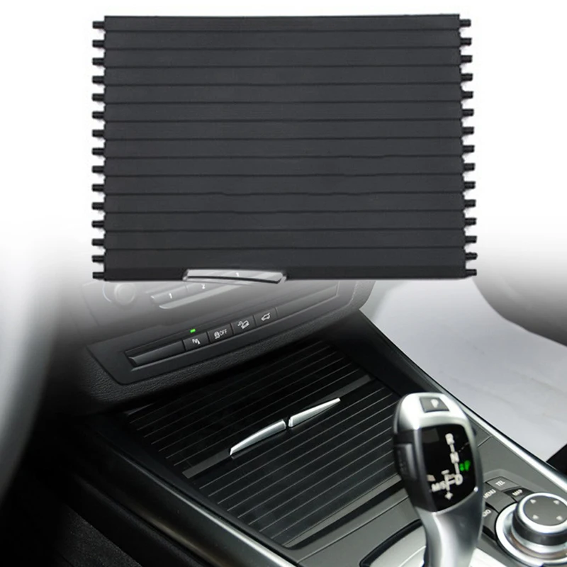Accesorios Negros cubierta de la consola central piezas interiores cremallera para BMW X5 E70 07-14X6 E71 sección de coche