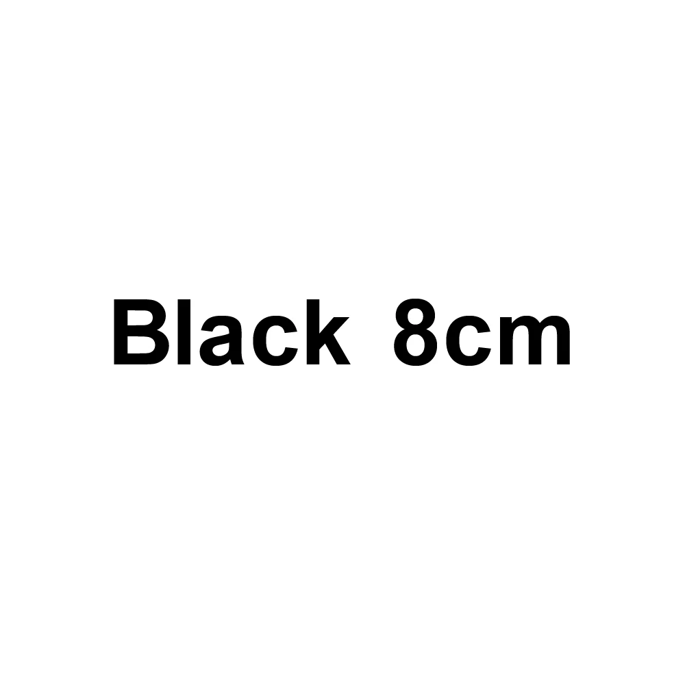 GENSHUO женская обувь черные туфли-лодочки D'Orsay из флока на высоком каблуке свадебные вечерние туфли телесного и красного цвета тонкий каблук, маленькие размеры 32, большие размеры 44, 45, 46 - Цвет: black 8cm