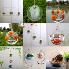 Прозрачная настенная стеклянная ваза Террариум растения Цветок гидропоники микро пейзаж DIY домашний декоративный подсвечник