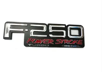 

ABS F250 F-250 INTERNATIONAL DIESEL POWER Auto Emblems Badges 3D