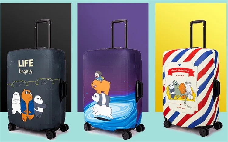 Mihawk для женщин чемодан защитная крышка стрейч тканевый чемодан протектор багажа сумка тележка пыли Чехлы против дождя Туристические