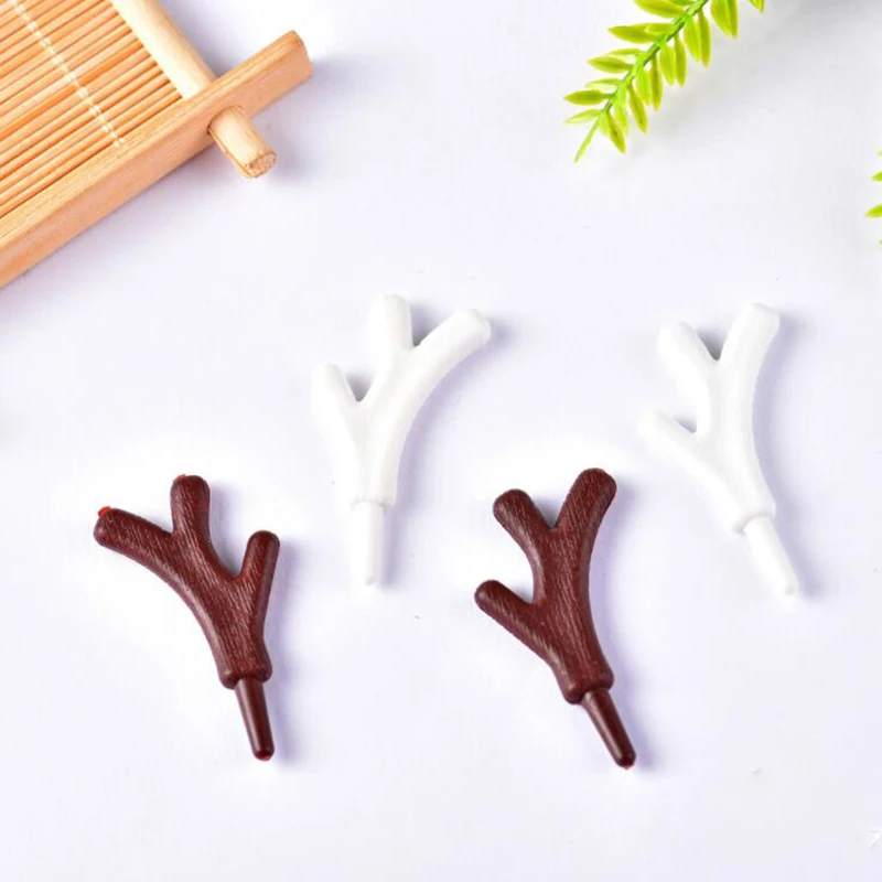 

Plastic Mini Snowman Hands Antler Branches Diy Ornament Christmas Snowman Decoration Craft Staghorns Doll Making Accessories
