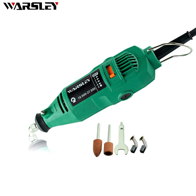 

180w 6-Speed Control Speed Micro Mini Electric Grinder Set Polishing Machine Grinder +161 Accessories