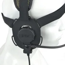 Z тактическая гарнитура наушники Bowman Evo III Airsoft Mic Radio Boom 3 Black TAN