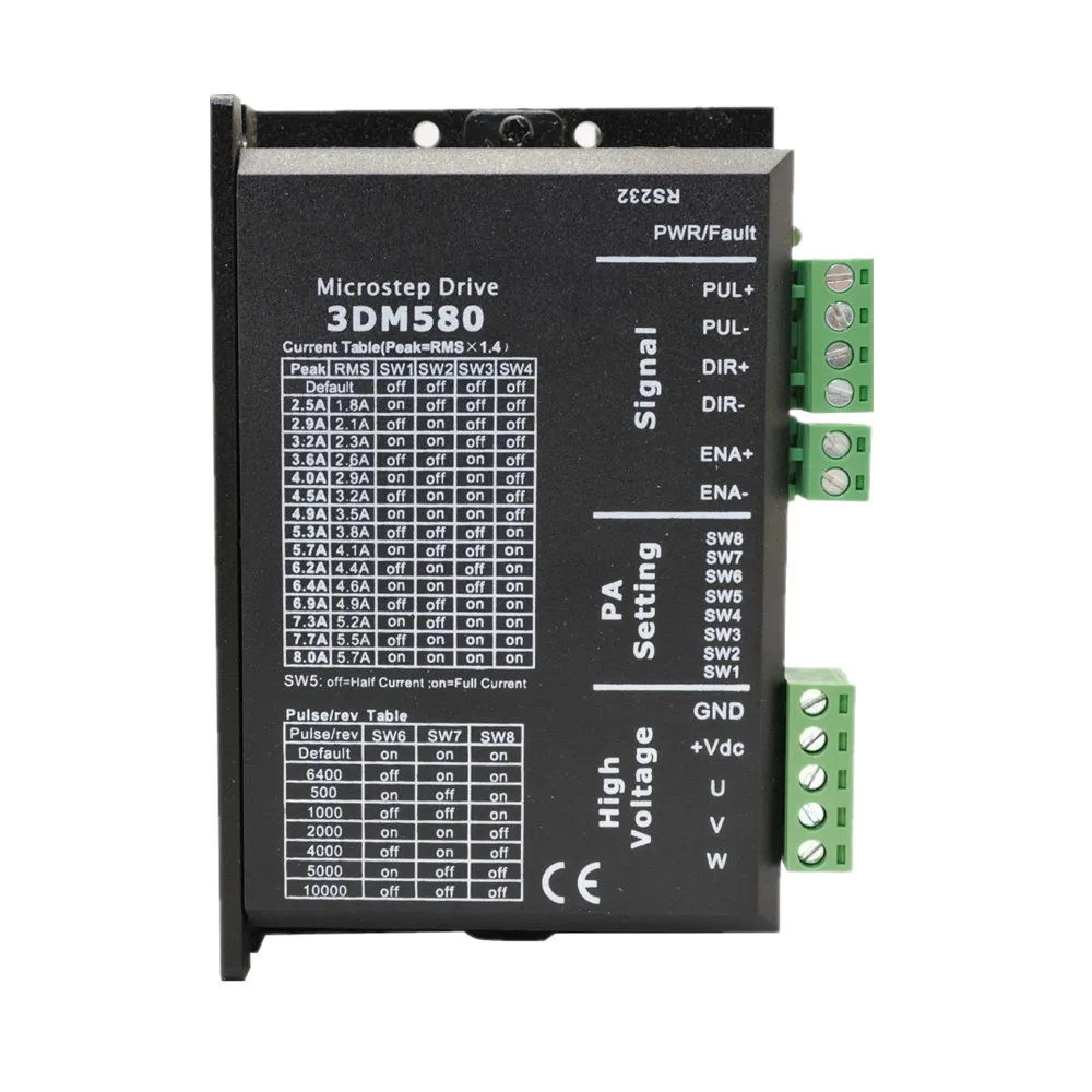 

3DM580 трехфазный шаговый драйвер 57 86 шаговый двигатель Универсальный